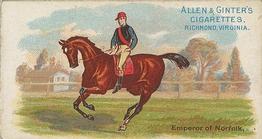 1888 Allen & Ginter World's Racers (N32) #NNO Emperor of Norfolk Front